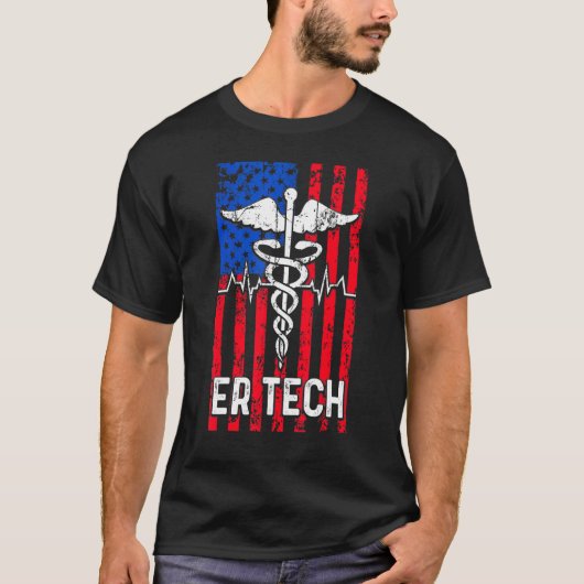 Er Technician Emergency Room Tech 4 Tシャツ (正面)