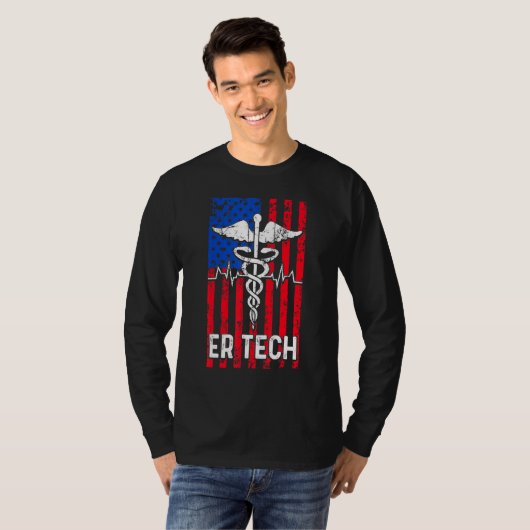 Er Technician Emergency Room Tech 4 Tシャツ (正面フル)