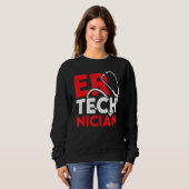 Er Technician Support Emergency Room Tech スウェットシャツ (正面フル)
