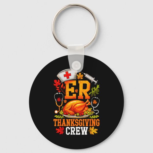 Er Thanksgiving Crew Nurse Emergency Room Register キーホルダー (正面)