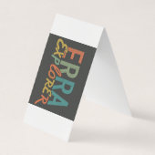 Era Explorer：時間の流れ（スペクトル） 名刺 (正面)