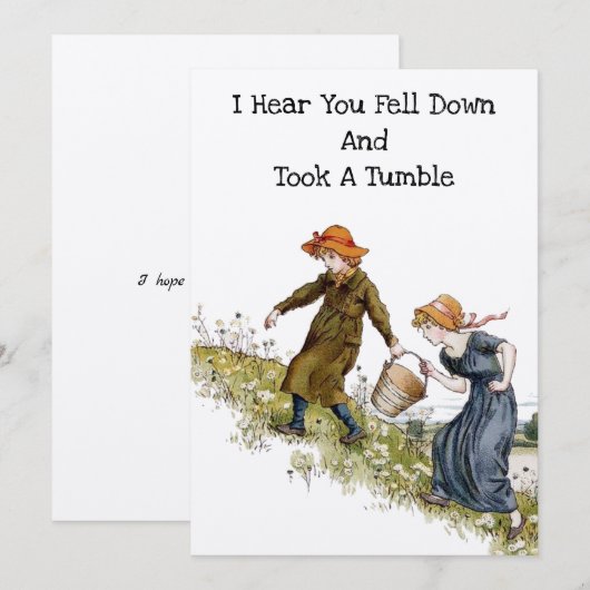 Era Jack & ビクトリアン Jill by Kate Greenaway (正面/裏面)