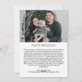 Era-Photo メリー Gallery数々のホリデーフォトカード シーズンカード (裏面)