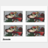 Era Santaビクトリアン Christmasステッカー 長方形シール (シート)