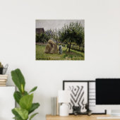 Eragnyのリンゴの木 |晴れの朝 ポスター (ホームオフィス)