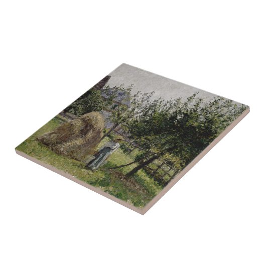 Eragny |の明るい午前中りんごの木 タイル (側面)