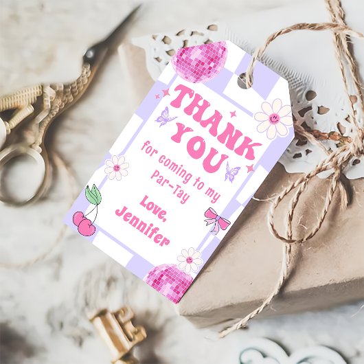 Eras Birthday Partyギフトラベル ギフトタグ