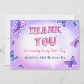 Eras Birthday Partyサンキューカード サンキューカード (正面)