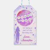 Eras Birthday Party Friendship Braceletありがとう ギフトタグ (裏面)