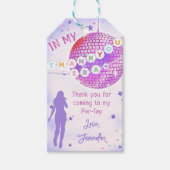 Eras Birthday Party Friendship Braceletありがとう ギフトタグ (正面)