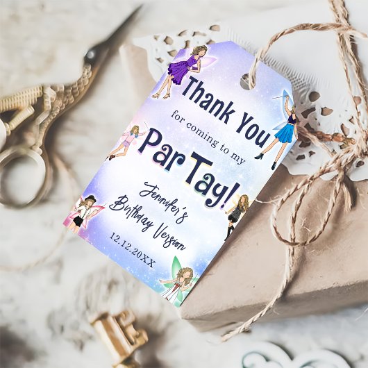 Eras Birthday Party Thank You ギフトタグ