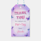 Eras Birthday Party Thank You ギフトタグ (裏面)