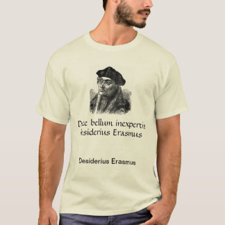 Erasmusの引用文 Tシャツ