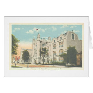 Erasmusホールの高等学校のブルックリンNYカード