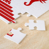 Erawan 3は象のラオス語/ラオスの旗の先頭に立ちました ジグソーパズル (側面)