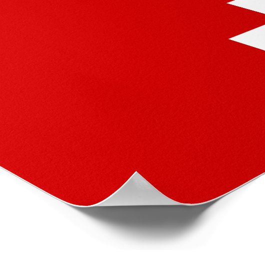 Erawan Three Headed Elephant Lao / Laos Flag ポスター (角)