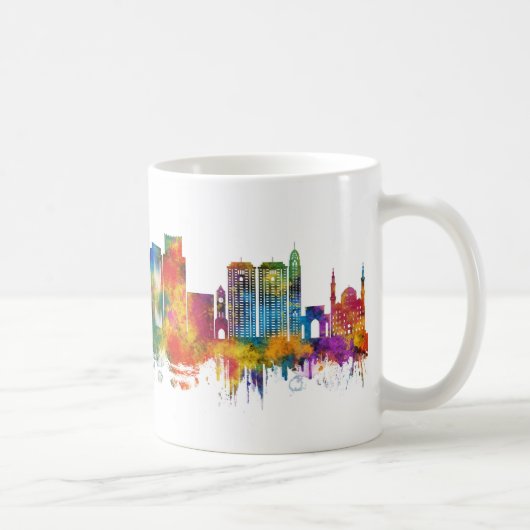 Erbil Iraq Skyline コーヒーマグカップ (右)