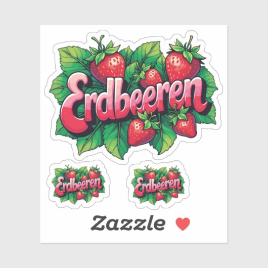 Erdbeeren シール (シート)