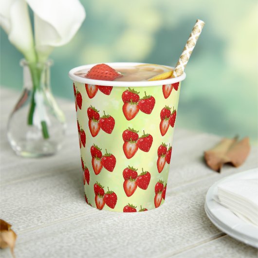 Erdbeeren Pappbecher 紙コップ (インサイチュ)