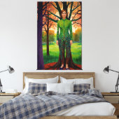 “Erdessa’s Portrait”  - The Disguise of Stillness キャンバスプリント (インサイチュ (寝室))