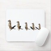 Erdmännchen in Reihe マウスパッド (マウス)