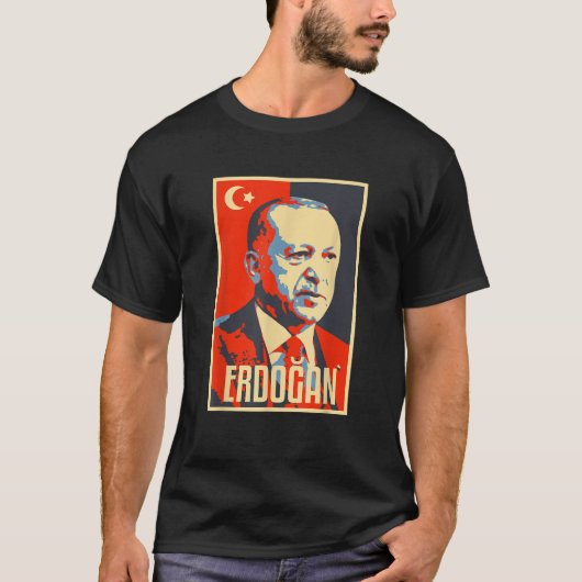 Erdogan Turkey T rkiyeトルコ大統領Homeland Tシャツ (正面)