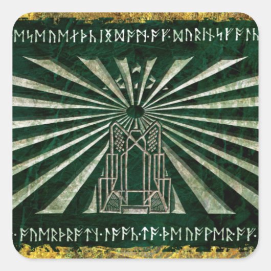 Ereborグラフィック スクエアシール (正面)