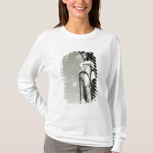 Erechtheionからのcaryatidの詳細 Tシャツ (正面)