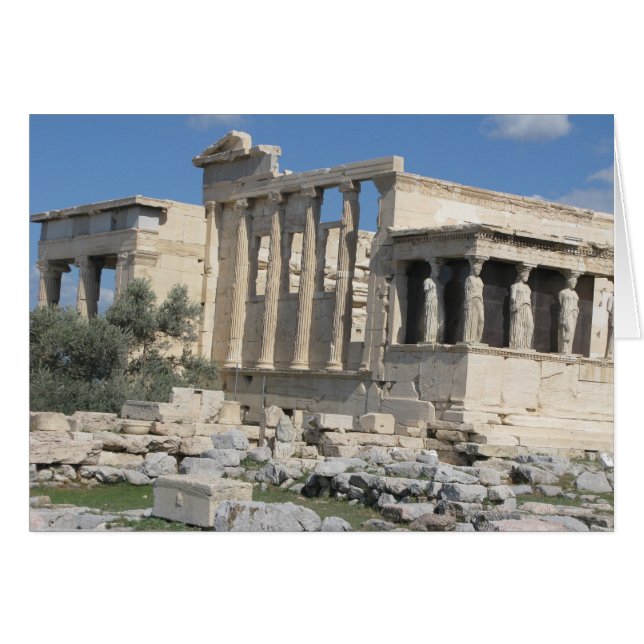 Erecthion -古代ギリシアのほとんどの神聖な場所 (正面横)