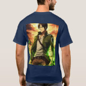 eren yagersプリントtシャツ tシャツ (裏面)