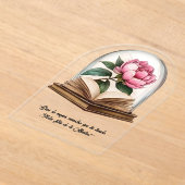 "Eres la mejor maestra que he tenido. Madre" アクリル招待状 (レイダウン)