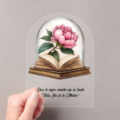 "Eres la mejor maestra que he tenido. Madre" アクリル招待状 (インサイチュ (ポータブル))