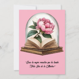 "Eres la mejor maestra que he tenido. Madre" 招待状