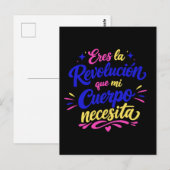 Eres la revolución que mi cuerpo necesita ポストカード (正面/裏面)