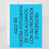 Eres una proteora sobreesaliante. (裏面)