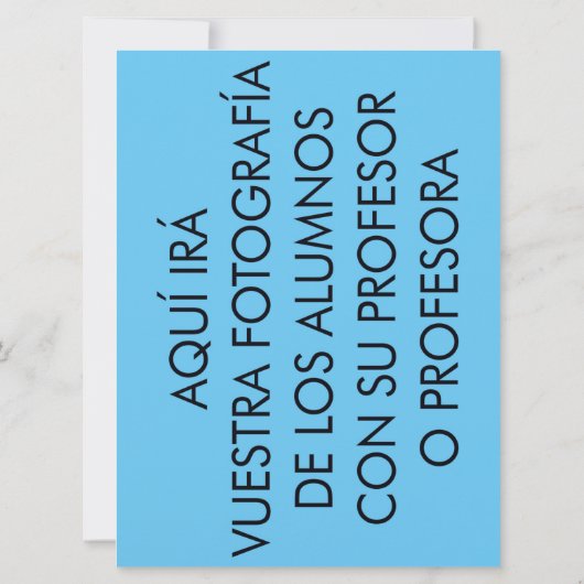 Eres una proteora sobreesaliante. (裏面)