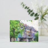 ErfurtのKramerbrucke。ファフヴェルフザウフブリュッケ ポストカード (スタンド正面)