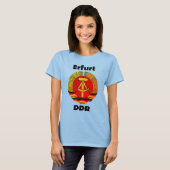 Erfurt, DDR, GDR, Erfurt,東ドイツ Tシャツ (正面フル)
