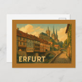 Erfurt Germany City Art ポストカード (正面/裏面)