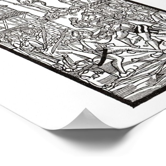 Erfurter Sudentenunruhen, 1520 ポスター (角)