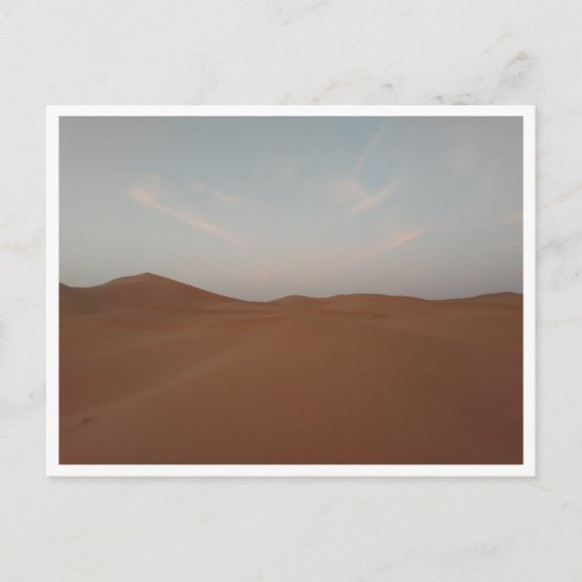 Erg Chebbiメルツォガ（モロッコ） ポストカード (正面)