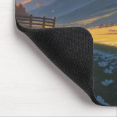 Ergonomic Mountain Landscape Mouse Pad with Wrist マウスパッド (コーナー)