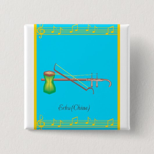erhu 缶バッジ (正面)