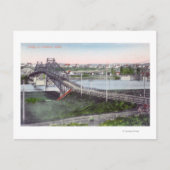 Erial View of Lewiston BridgeLewiston, ID ポストカード (正面)
