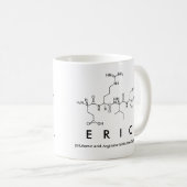 Ericペプチド名mug コーヒーマグカップ (正面右)