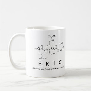 Ericペプチド名mug コーヒーマグカップ