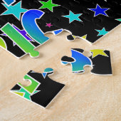 「ERIC」名、おもしろい「ハッピーバースデー」 ジグソーパズル (側面)