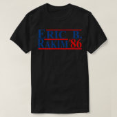 Eric B Rakim 86ハット Tシャツ (デザイン正面)