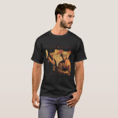 Eric B Rakim Aurou"リズムリズムポートレート Tシャツ (正面フル)
