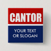 ERIC CANTOR 2012 缶バッジ (正面)